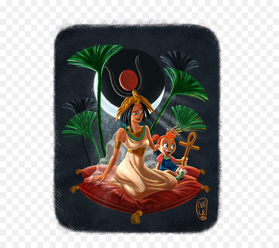 Goddess Isis - Fictional Character Emoji,Isis Playing Emotions