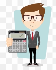 Download Accounting Teacher Cartoon Free Clipart Hd Clipart - Accountant Cartoon Png Emoji,Accountant Emoticon