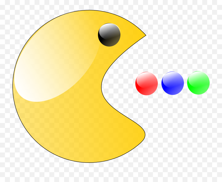 Graphic Image Of A Emoticon In Pursuit - Pacman Arcade Games Drawing Emoji,Emoticon Playing Game