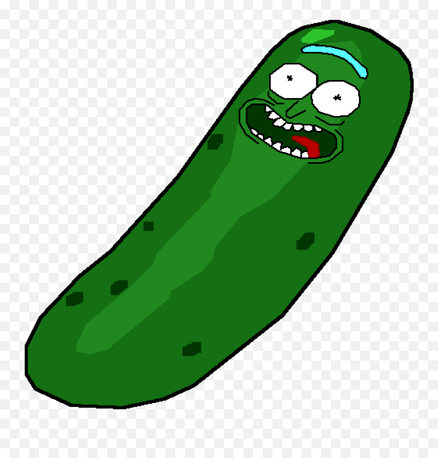 Cucumber Clipart Pickle - Pickle Rick Png Gif Emoji,Cucumber Emoji