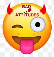 Emoji Bad Attitude Devil Sticker - Emoji Sticker Download,Bad Emoji