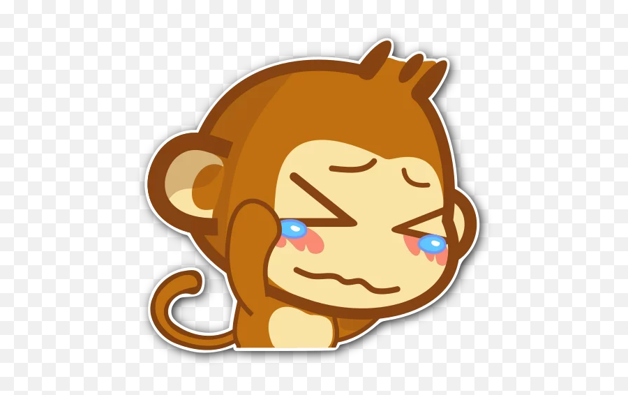 Yoyo Stickers For Telegram - Yoyo Monkey Sticker Whatsapp Emoji,Piddles Emoji Hoops Yoyo