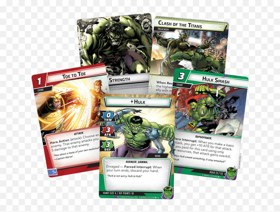 Hulk Deck For Marvel Champions - Hulk Marvel Champions Emoji,Emotion Trigger Hulk