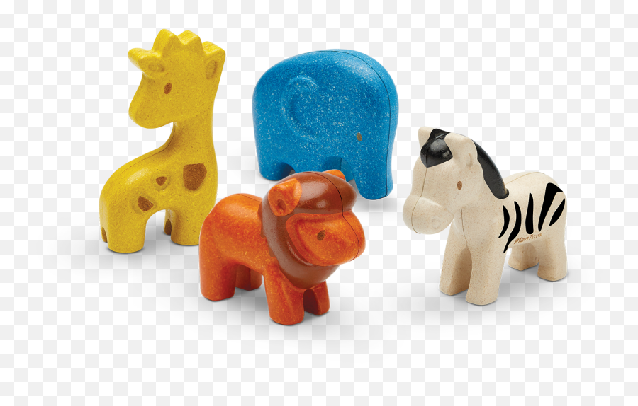 Plan Toys Wild Animals Set - Plantoys Wild Animals Set Emoji,Emotion Dolls
