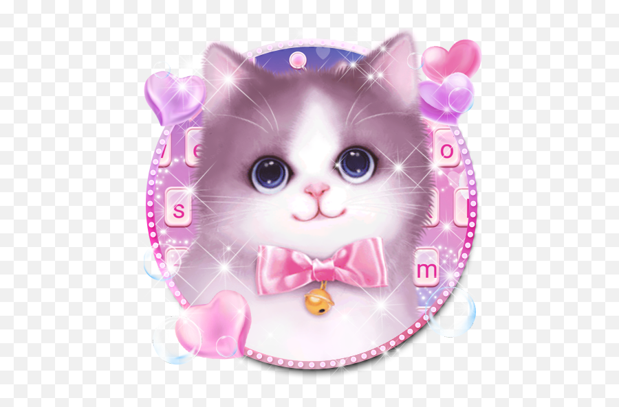 Pretty Cute Kitty Hello Keyboard 10001010 Apk Download - Girly Emoji,Kitty Emoticons Samsung