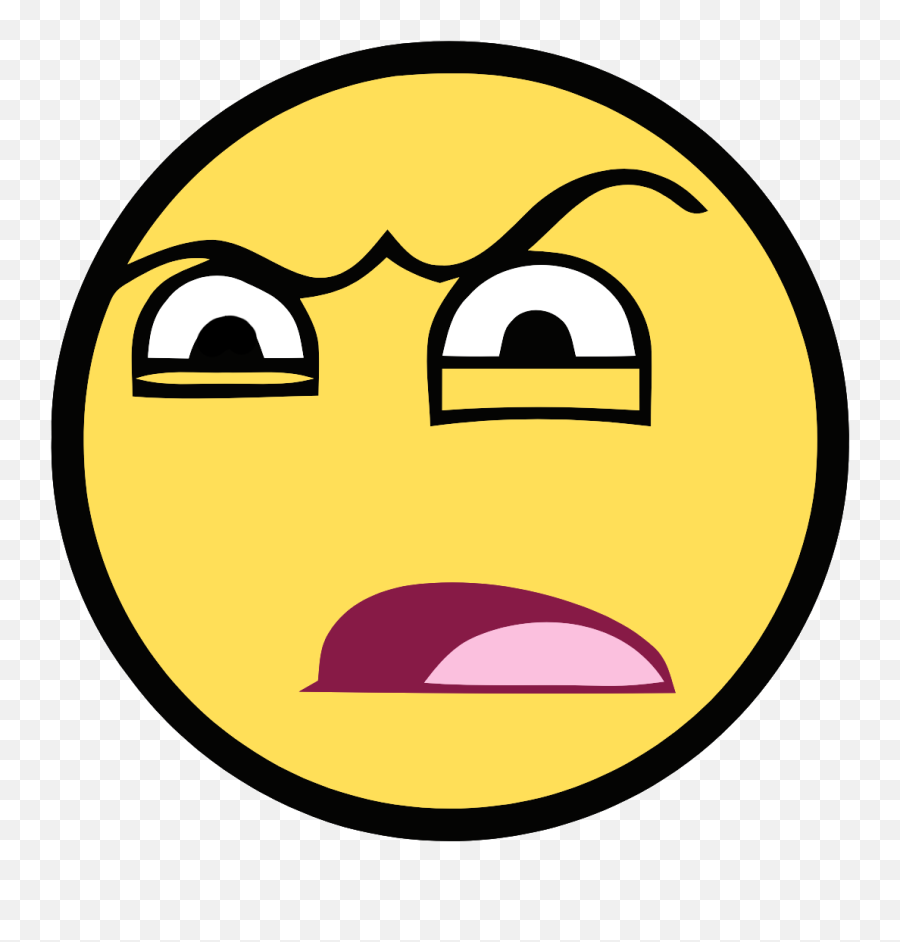 Download Wtf - Awesome Face Full Size Png Image Pngkit Emoji,Stare Face Emoticon
