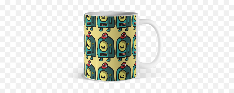 New Almost Out Robots Mugs Design By Humans Emoji,Techies Emoticon