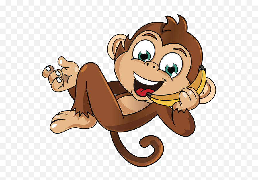 Cute Monkey Stickers By Dominik Fenzl Emoji,Cute Monkey Emoticon