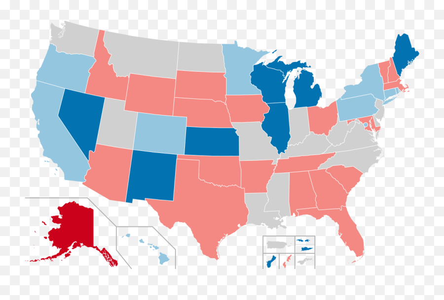 2018 United States Gubernatorial Elections - Wikipedia Emoji,Dan Bernstein Emotion