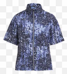 Pocket Wind Short Sleve Navy Dot Emoji,Wearing Emotions On Sleve
