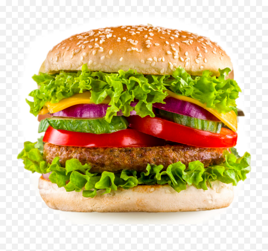 Hamburger Sticker Challenge On Picsart - Lanches X Salada Emoji,Burger Star Emoji