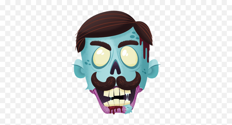 Hipster Zombie Stickers By Matthew Elliott Emoji,Zombie Emotions