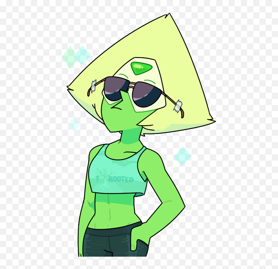 You Think Peridot Would Ever Wear A Crop Top To Relate To Emoji,Preidot Emoticon