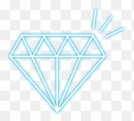 Neon Cute Diamond Sticker - Vertical Emoji,Dimond Emoji