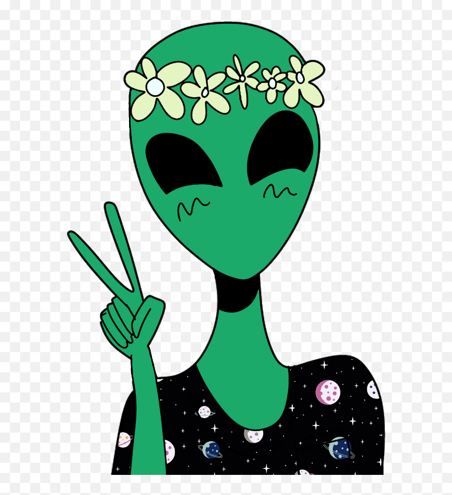 Alien Sticker - Aliens Clipart Full Size Clipart 3575194 Alien Clip Art Emoji,Alien And Rocket Emoji