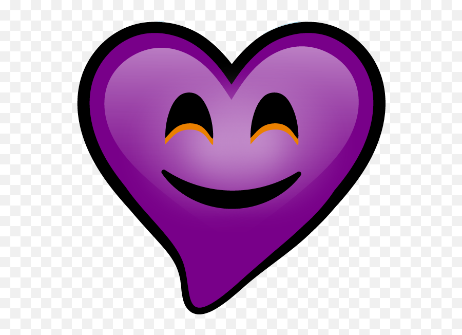 Purple Hearts Stickers By Lic Newtime Emoji,Smile Emoji Hearts