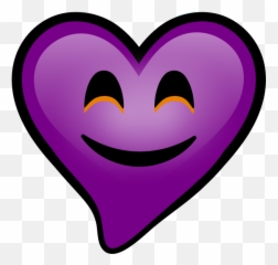 Purple Hearts Stickers By Lic Newtime Emoji,Smile Emoji Hearts