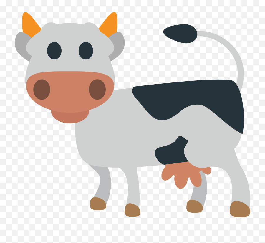 Cow Emoji Clipart - Emoji Vaca,Cow Face Emoji