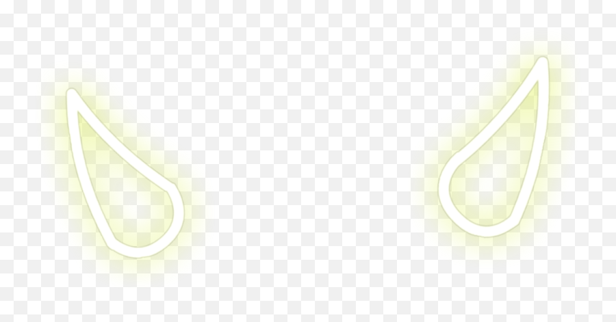 Devil Horns Yellow Neon Horn Sticker - Solid Emoji,Horn Store Emoji