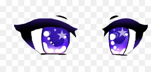 Starry Galaxy Gacha Eyes Sticker - Gacha Eyes Transparent Background Emoji,Starry Eyes Emoji