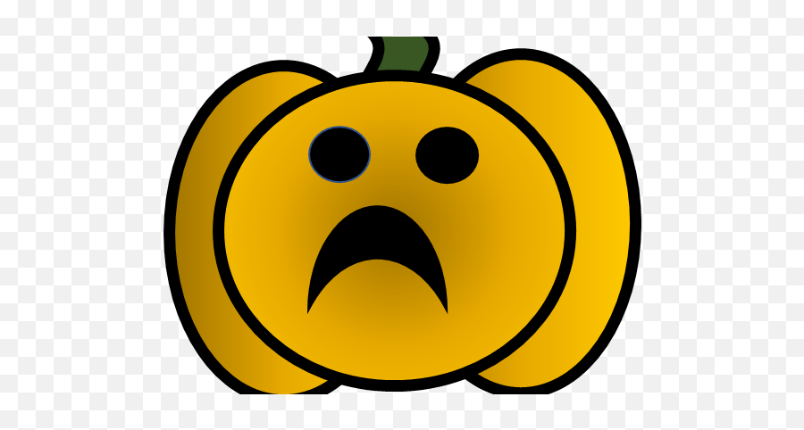 Pumpkin Clip Art - Happy Sad Scared Smiley Scared Emotional Pumpkins Happy Emoji,Scared Emoticon