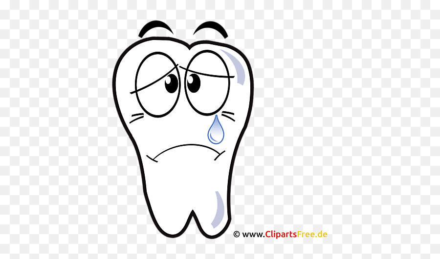 Clipart Di Dente Malato - Dot Emoji,Emoticon Malato