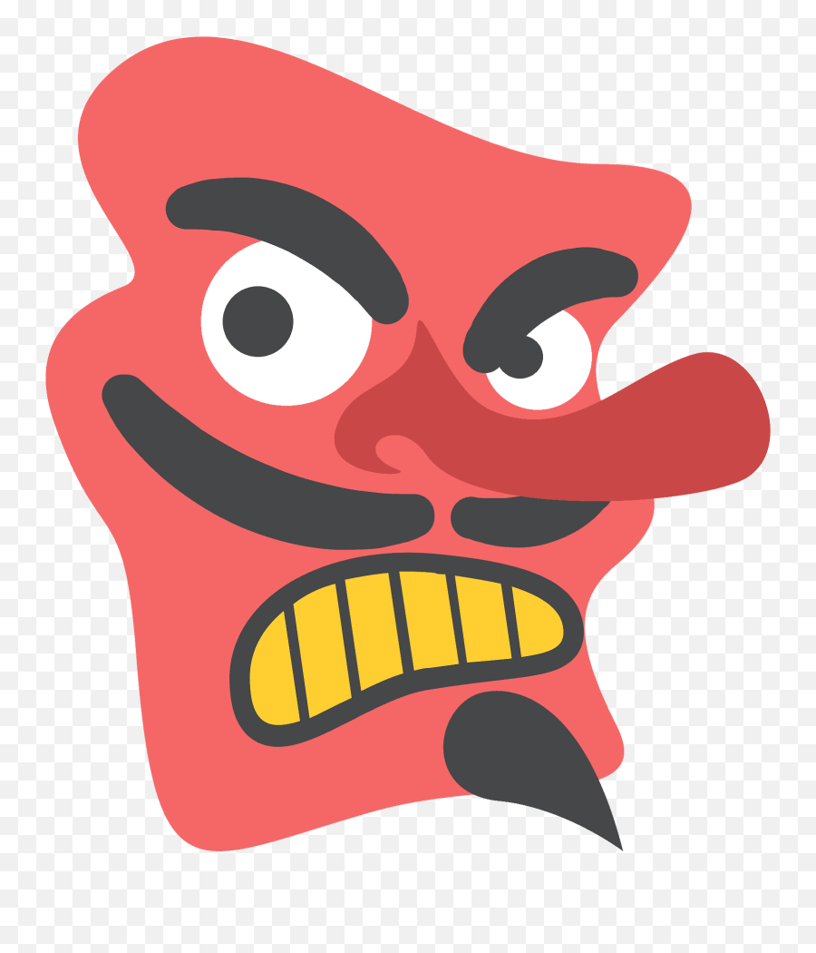 Goblin Emoji Clipart - Emoji Japanese Goblin Png Download Japanese Goblin Emoji Png,Japanese Emoji
