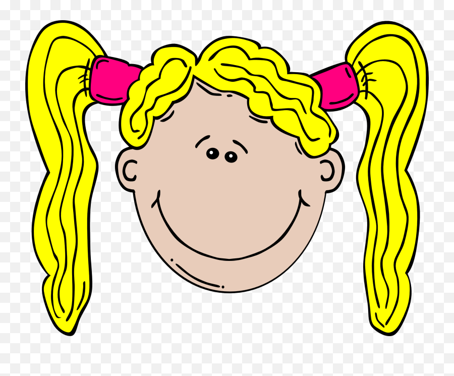 Face Png Images Icon Cliparts - Page 3 Download Clip Art Blonde Girl Clipart Emoji,Pigtail Emoji