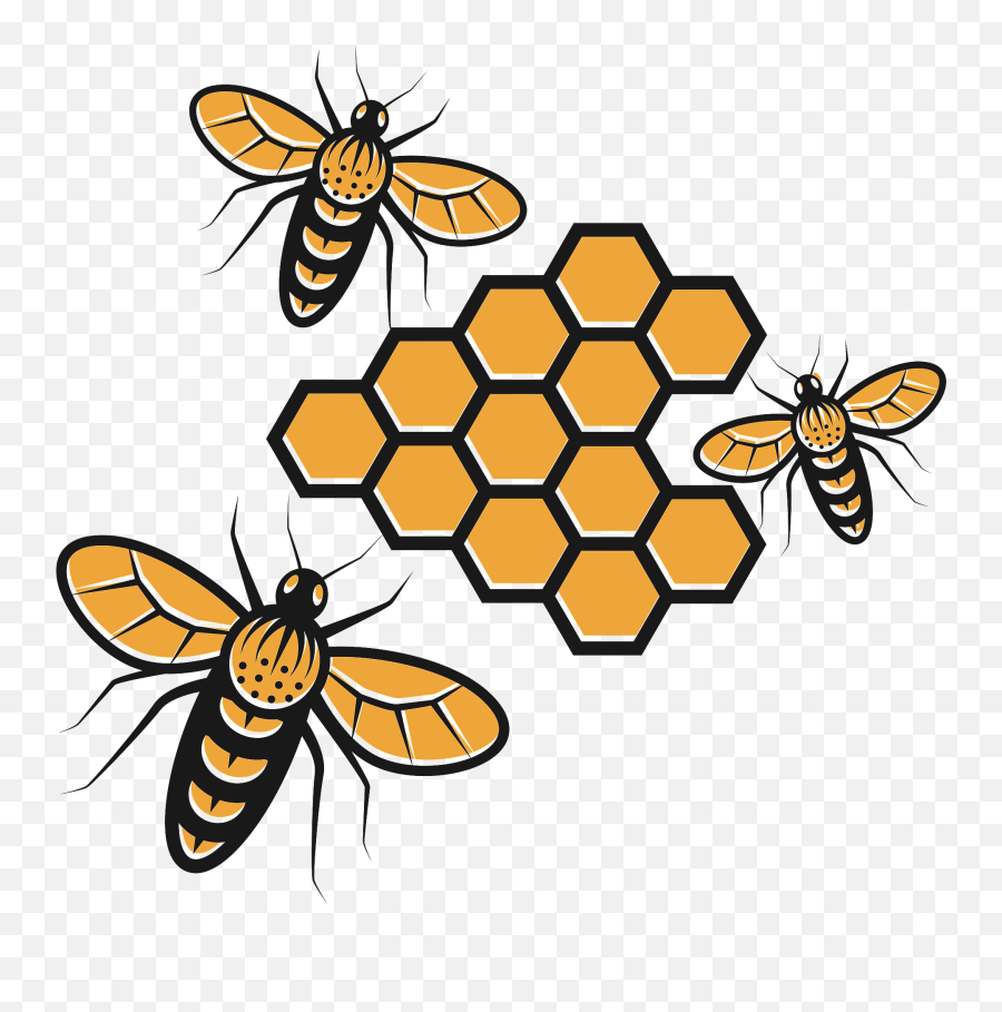 Bees Making Honey Clipart - Bees Making Honey Clipart Emoji,Honey Bee Emoji