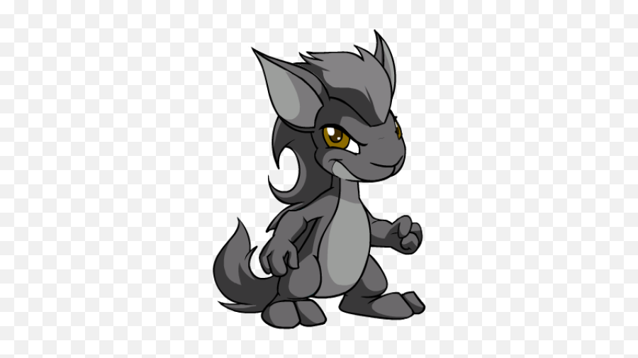 Shadow Kyrii Rainbow Pool Neopets Wardrobe - Kyrii Neopets Emoji,Cartoon Dragon Different Emotions