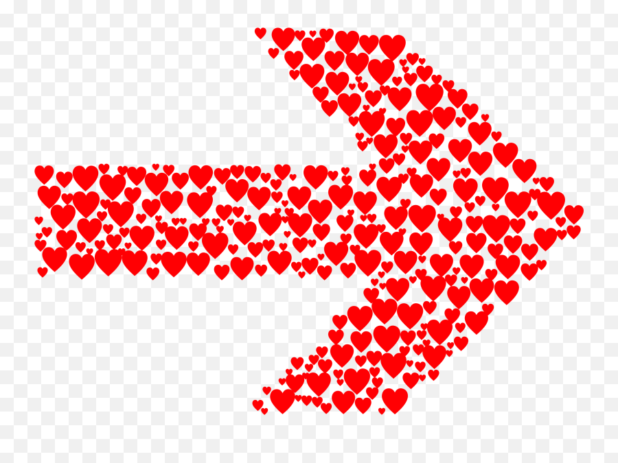 Hearts Arrow Transparent Png - Right Arrow With Hearts Emoji,Arrow Emojis
