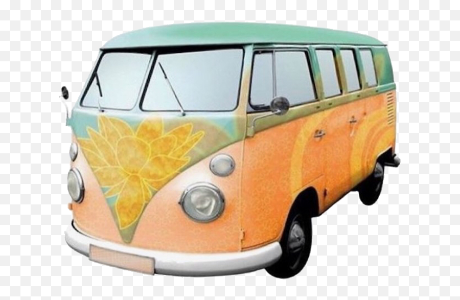 Moodboard Niche Aesthetic Car Van Sticker By Yogurt - Transparent Hippie Aesthetic Png Emoji,Vw Hippie Emoji