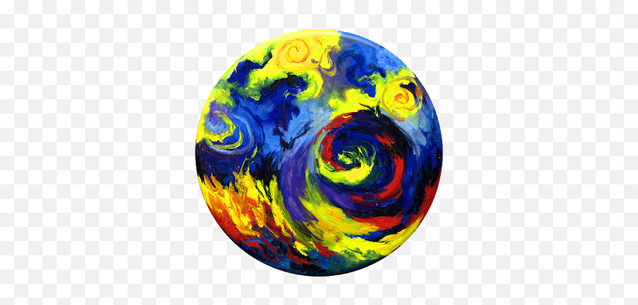 Hurricanes A Series Of Paintings - Vertical Emoji,Powerful Emotions Paintings