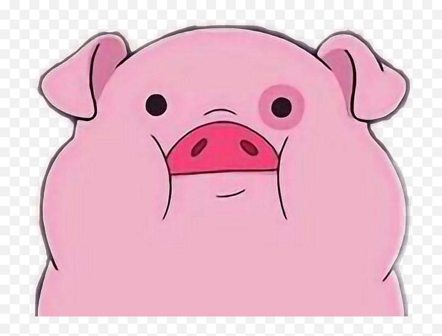 Baby Pig Cool Png Cute Sticker - Cerdo De Gravity Falls Emoji,Girl Pig Emoji