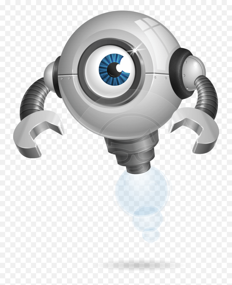 Futuristic Robot Cartoon Vector Character Graphicmama - Cartoon Robot Character Png Emoji,Box Game Robot With Emotions