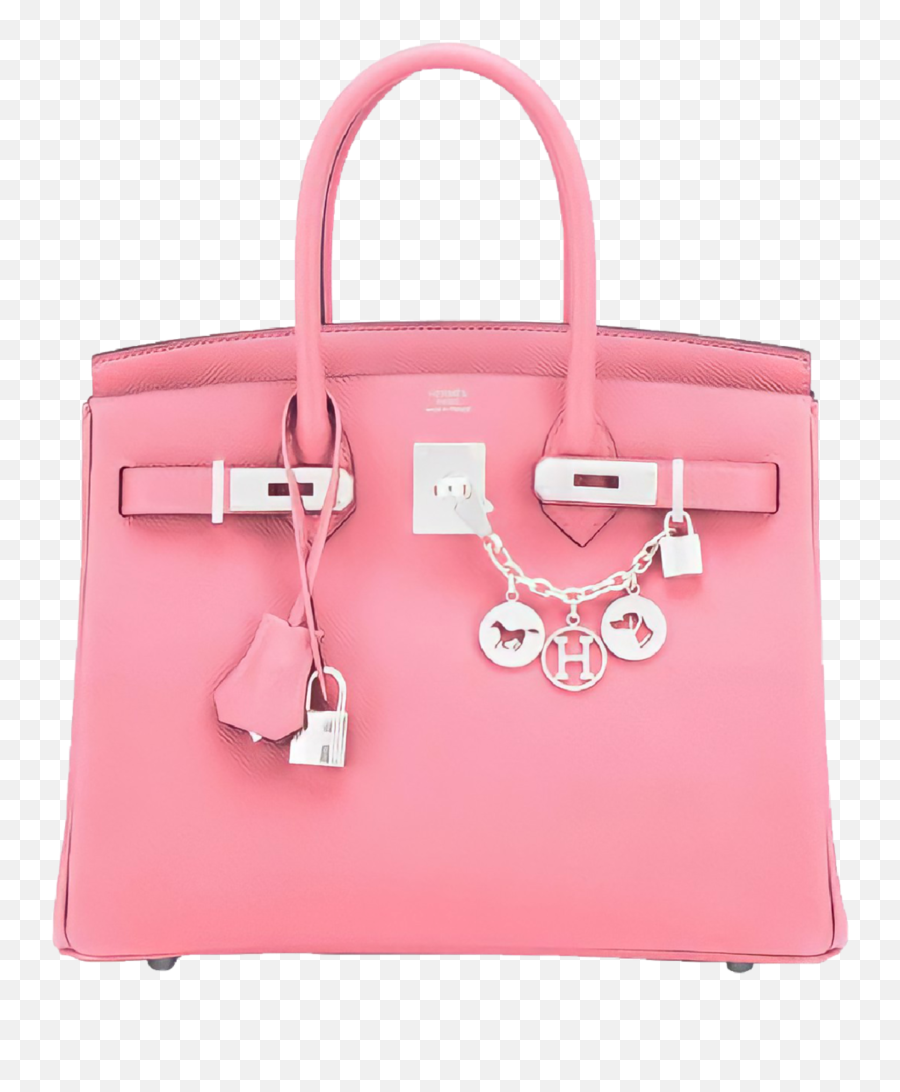 Discover Trending Purse Stickers Picsart - Hermes Birkin Bag 30cm Rose Confetti Epsom Palladium Hardware Emoji,Paint Emoji Onto Tote Bag