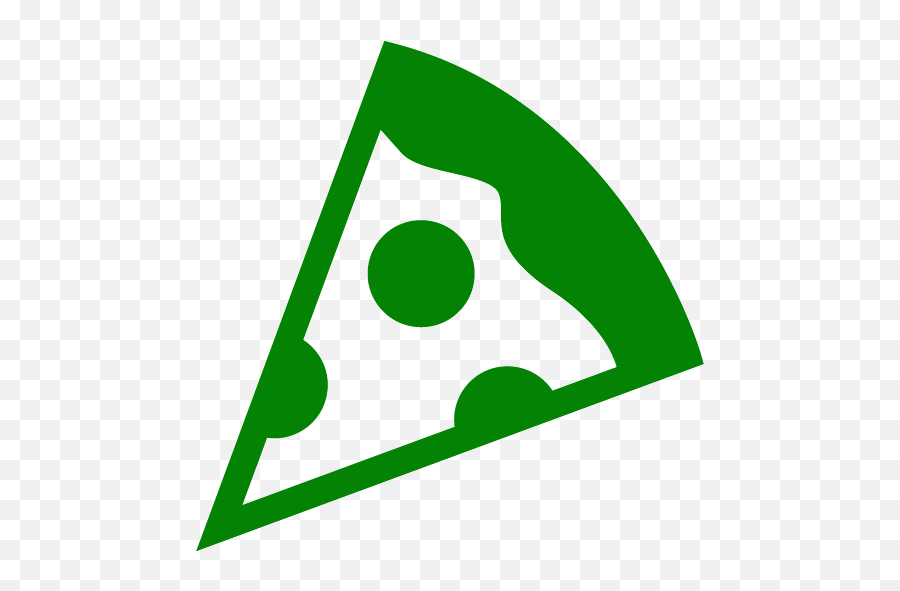 Green Pizza 3 Icon - Free Green Food Icons Pizza Icon Grey Emoji,Pizza Slice Emoticon