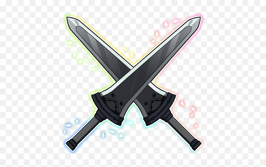 Enhance Incarnate Black Plate X2 - Collectible Sword Emoji,Japanese Emoji With A Sword