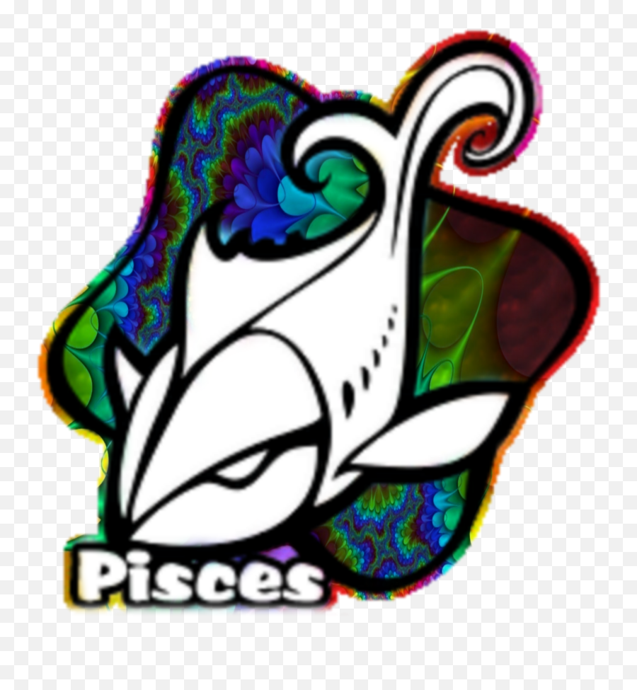 Pisces Zodiac Horoscope Sticker By R Dayberry - Fish Emoji,Pisces Sign Emoji