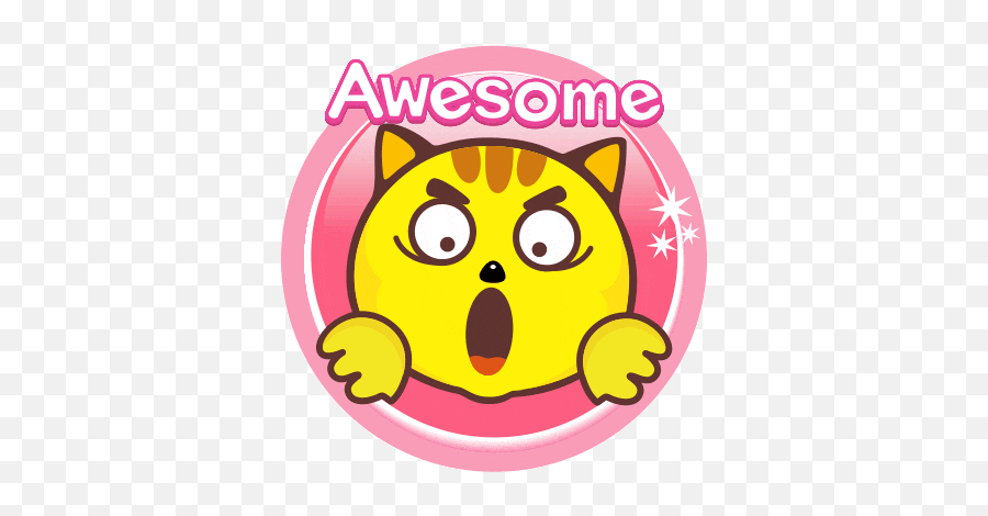 Yellow Cat Sticker - Yellow Cat Face Discover U0026 Share Gifs Happy Emoji,Emoji Face Stickers