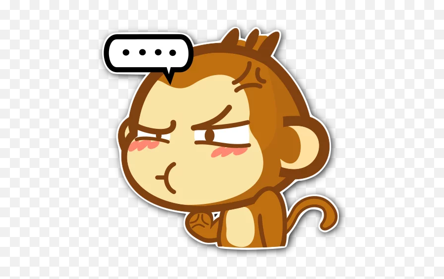 Yoyo Stickers For Telegram - Yoyo Monkey Sticker Whatsapp Emoji,Piddles Emoji Hoops Yoyo