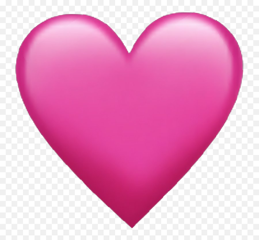 Pink Heart Emoji Png - Pink Heart Emoji Transparent,Orange Heart Emoji