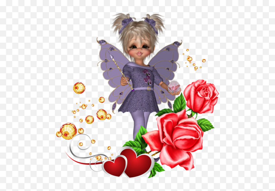 Cute Wallpapers Girl Cartoon - Fairy Emoji,Fairies Emojis