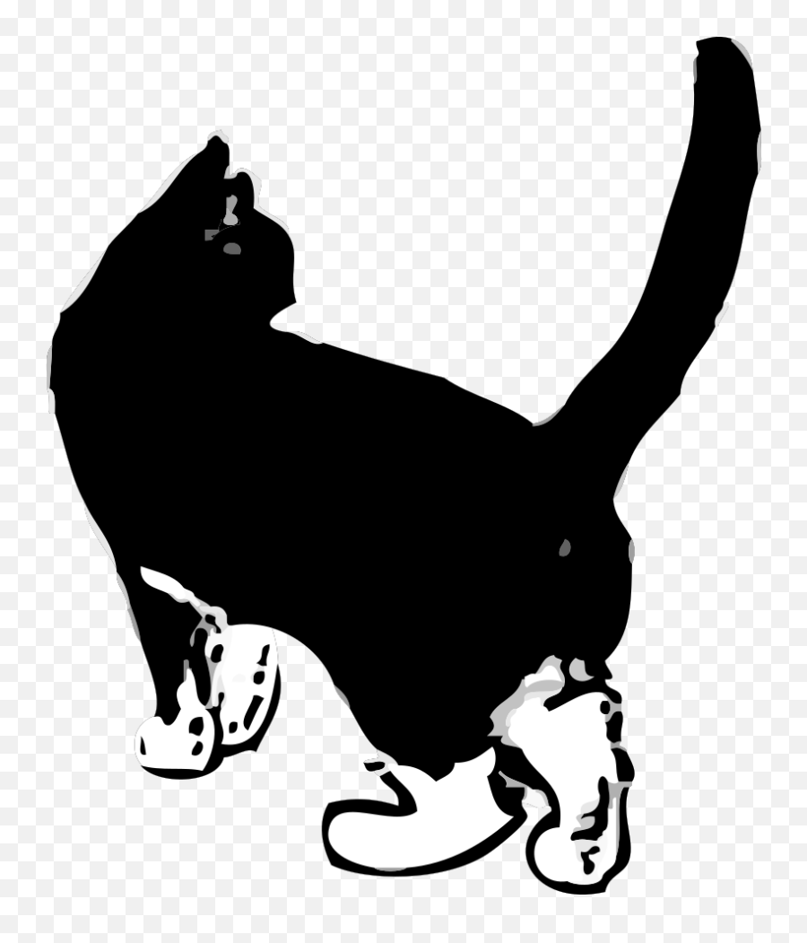 Black Cat Png Svg Clip Art For Web - Download Clip Art Png Emoji,Emoticon Pack Cat Kawaii No Vector