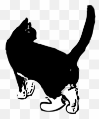 Black Cat Png Svg Clip Art For Web - Download Clip Art Png Emoji,Emoticon Pack Cat Kawaii No Vector