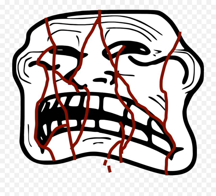 Troll Face Science Blood Floats On Blood Imsorryoil Emoji,How To Do That One Troll Face Emoticon