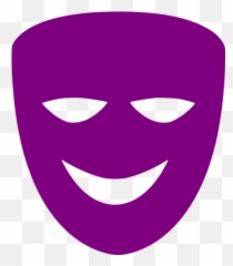 Purple Comedy Mask Icon - Free Purple Mask Icons Emoji,How To Make A Emoticon Mask