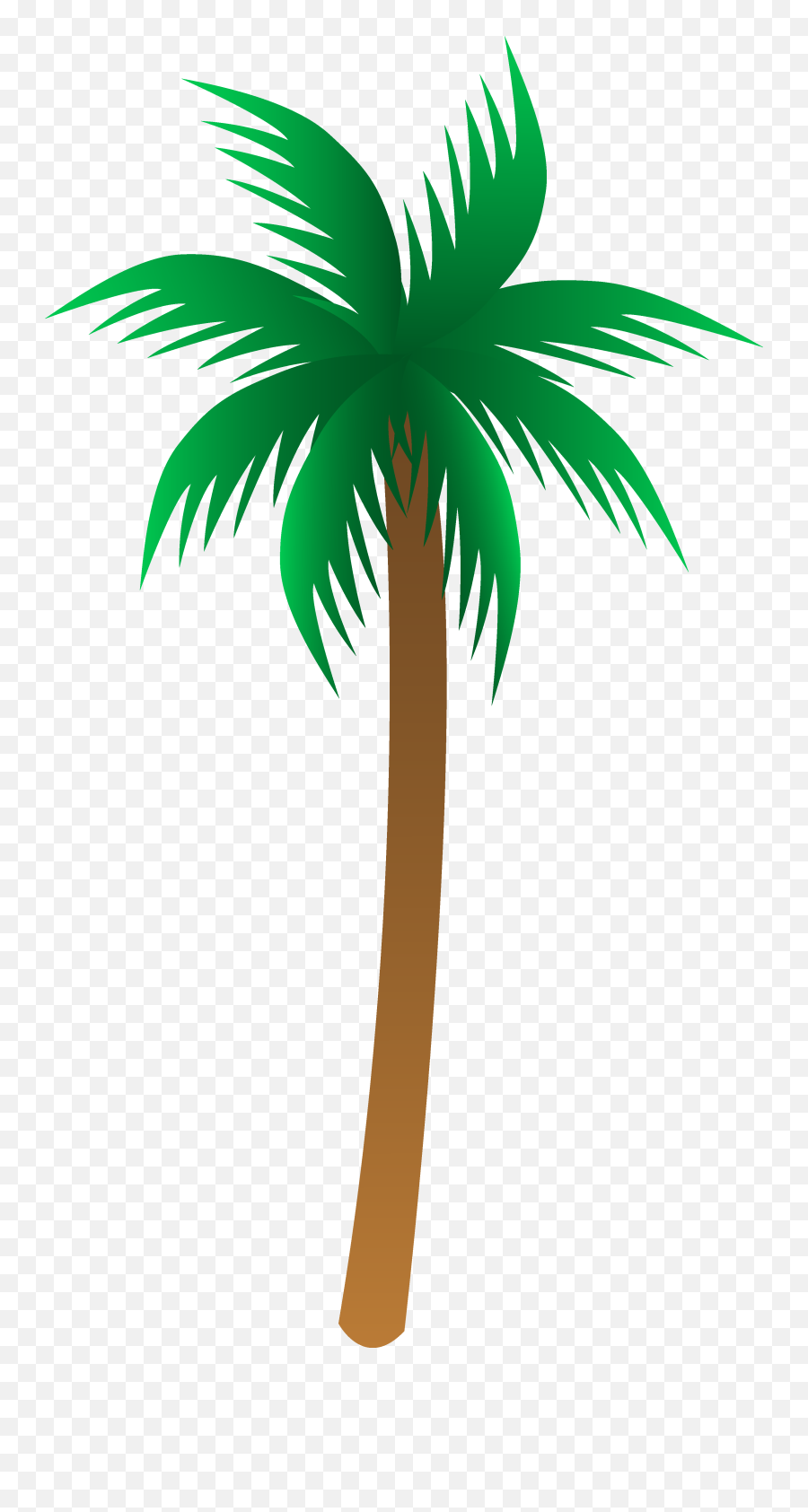 Free Palm Tree Vector Transparent - Palm Tree Clip Art Emoji,Palm Tree Emoticons