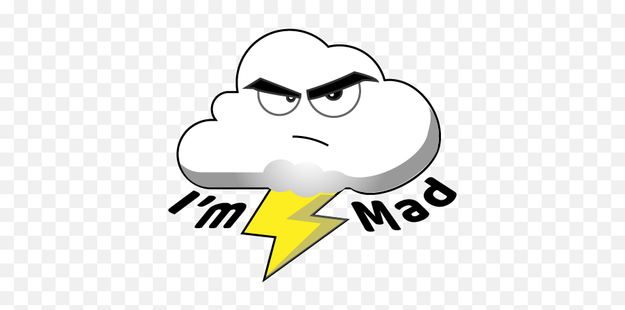 Cute Clouds By Colin Munroe Emoji,Thunder Cloud Emoji