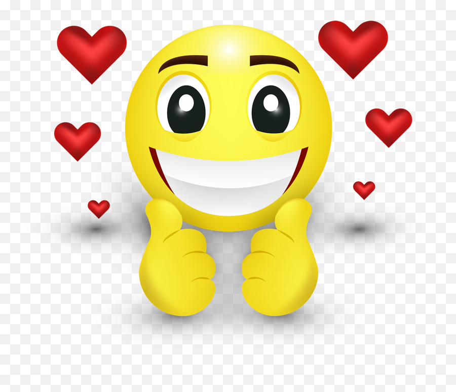Like Emoji With Thumbs Up And Love Free Png Download Png Flat,Winky Face Kiss Emoji